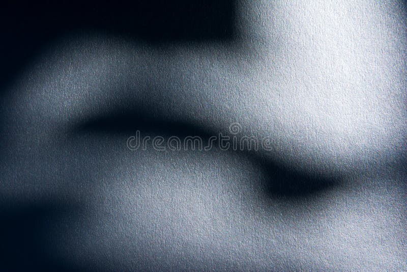 Silver textured under the shade with blue gradient. Silver texture with shadow texture background. Dark silver texture royalty free stock images