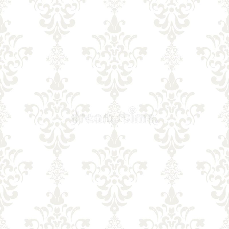 Wallpaper Seamless with White Flower Stock Vector Illustration of