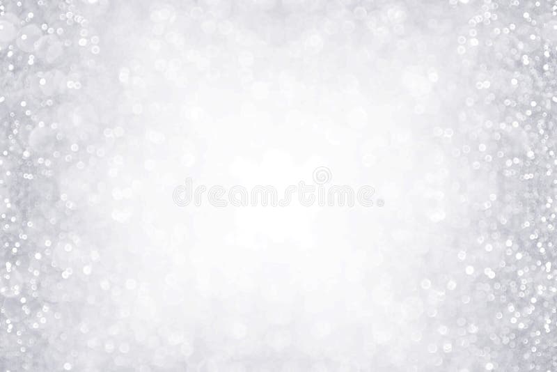 Glitter Winter Snow Fall White Silver Background Or Shiny Bling Sparks  Stock Photo - Download Image Now - iStock
