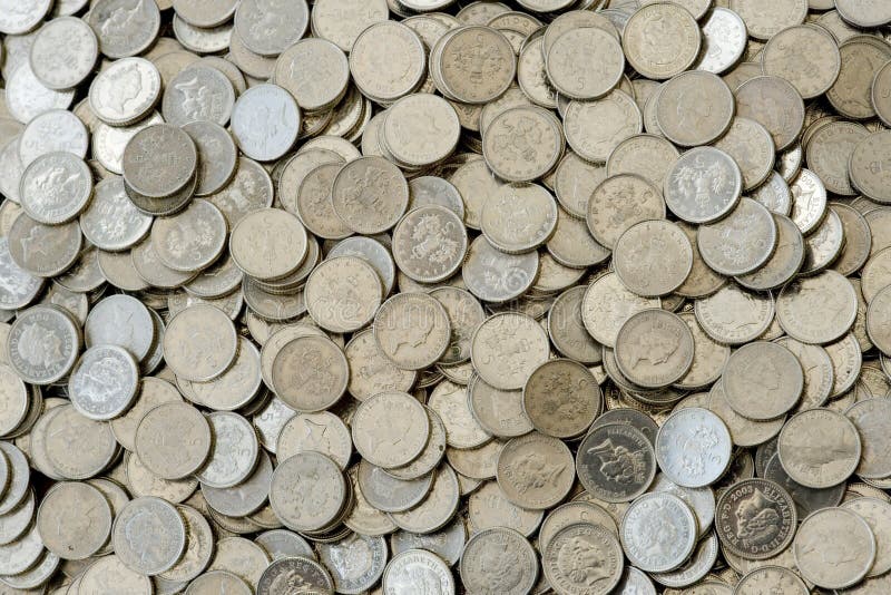 Silvermynt royaltyfri bild Silvermynt royaltyfri bild