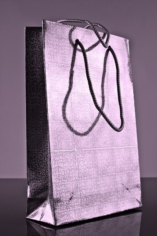 Shiny gift bag stock photo. Image of gift, handles, bright 28591112