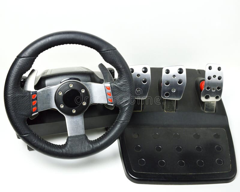 Sim Racing Wheel for Simulator Stock Image Image of equipment