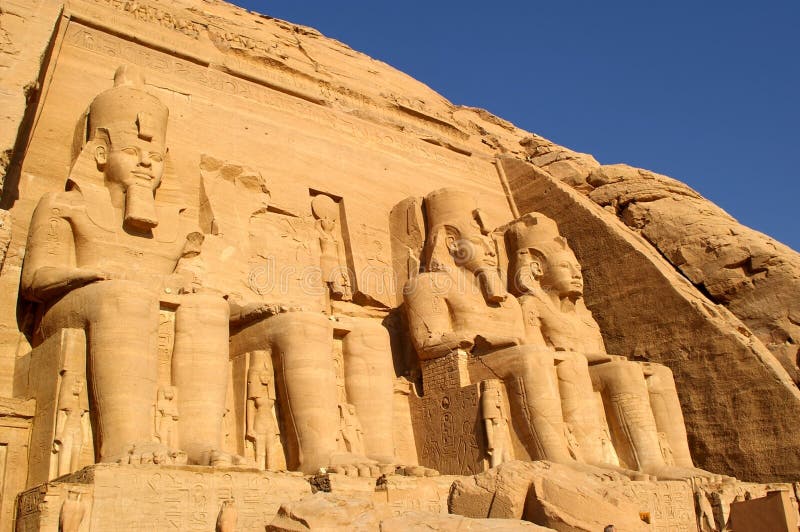 Simbel Egipto de Abu fotos de archivo libres de regalías