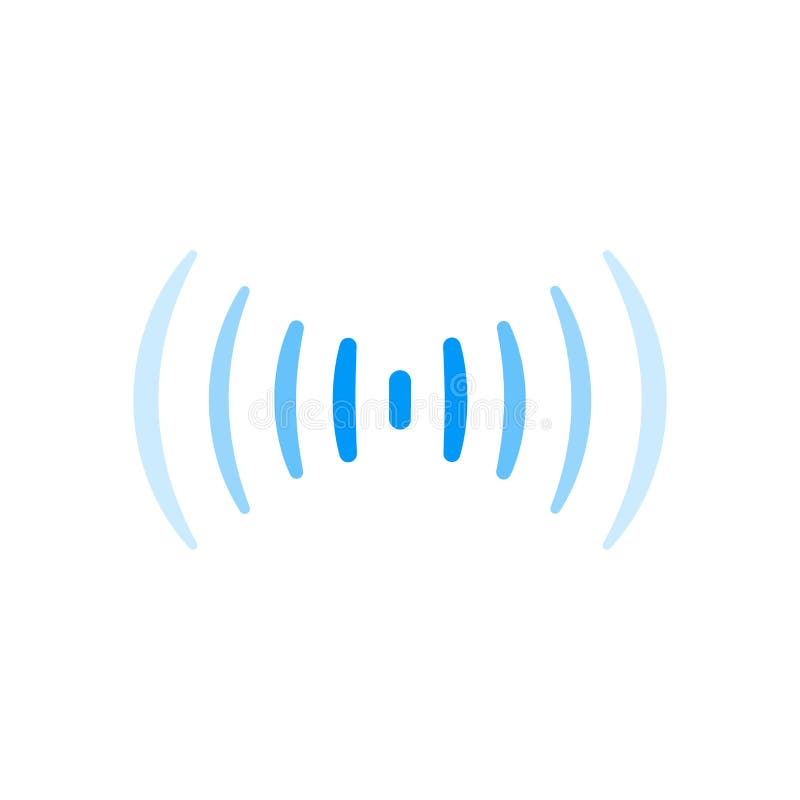 Simbol simbol pentru undă radio radio conexiune semnal wifi royalty free illustration