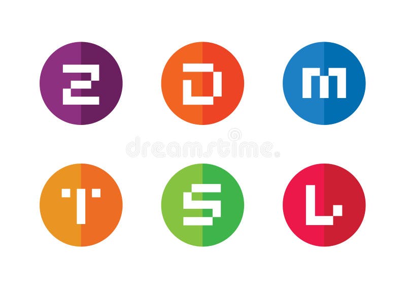 Simbolo astratto della lettera Z, D, m., T, S, L Metta del Logotype Logo Icons dell'alfabeto illustrazione di stock Simbolo astratto della lettera Z, D, m., T, S, L Metta del Logotype Logo Icons dell'alfabeto illustrazione di stock