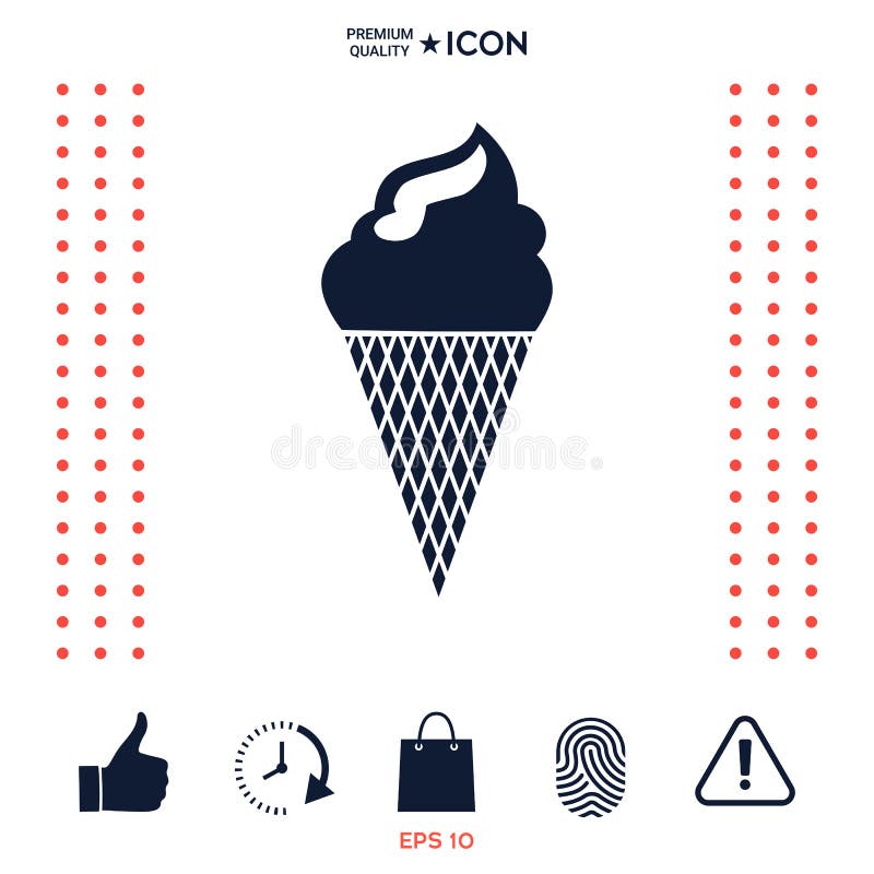 Download Simbolo del gelato illustrazione vettoriale. Illustrazione di gusto - 117975699