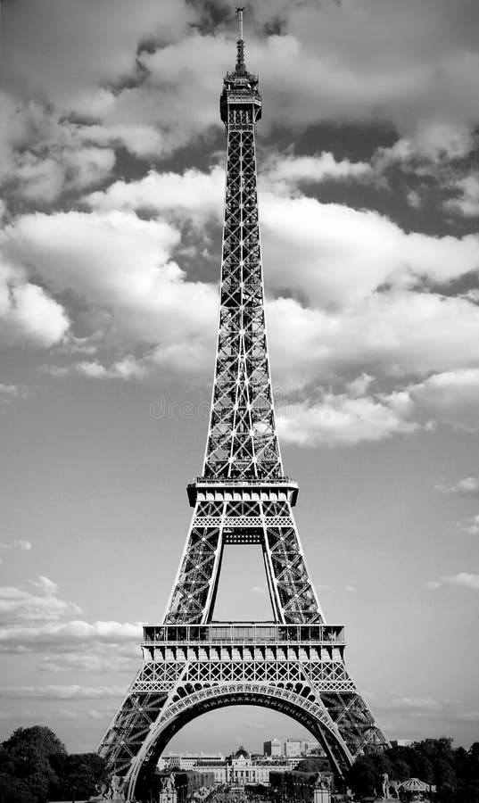 1 9 Torre Eiffel Bianco E Nero Parigi Foto Foto Stock Gratis E Royalty Free Da Dreamstime
