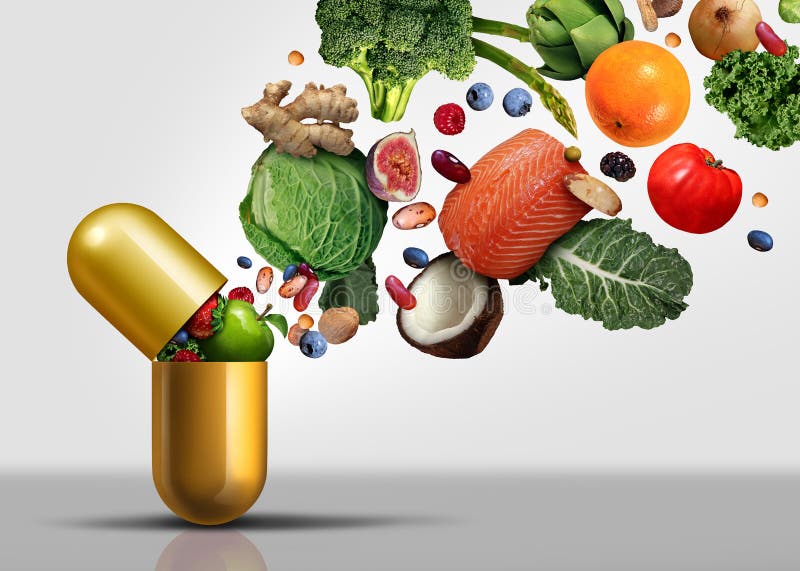 Simbolo di supplementi delle vitamine