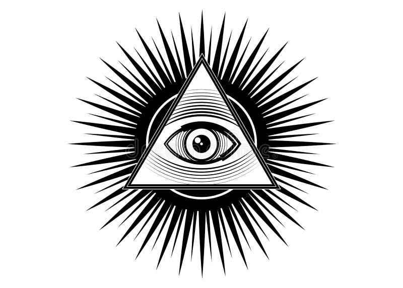 Simbolo Massonico Sacro Tutto L'occhio Vedente, Il Terzo Occhio L'occhio Di  Provvidenza Dentro La Piramide Del Triangolo Nuovo or Illustrazione  Vettoriale - Illustrazione di massoneria, dissipato: 137360658