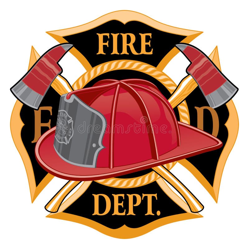 Simbolo trasversale del corpo dei vigili del fuoco