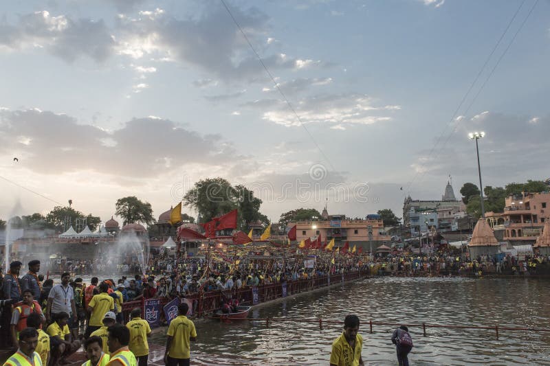 Simhasth Maha Kumbh Ujjain, 2016 стоковые изображения Simhasth Maha Kumbh Ujjain, 2016 стоковые изображения