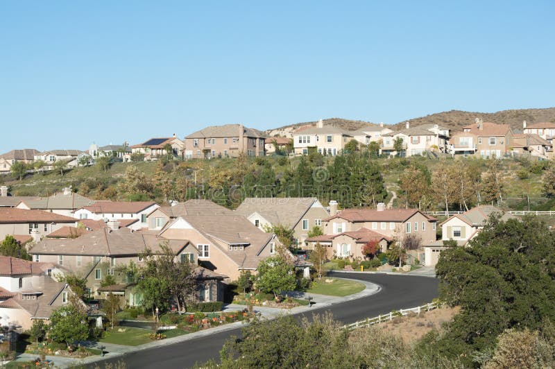 Simi Valley Hills stock photo. Image of urban, trees 35141612