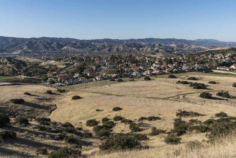 simi-valley-suburban-fields-en-ventura-county-california-foto-de