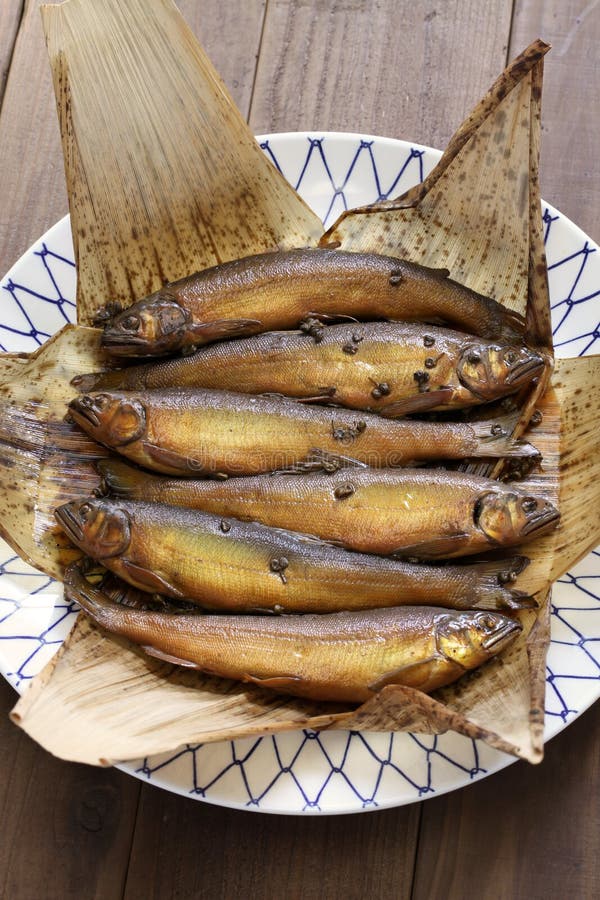 Simmered Ayu ( Sweetfish ) with Japanese Pepper, Japanese Fish Dish