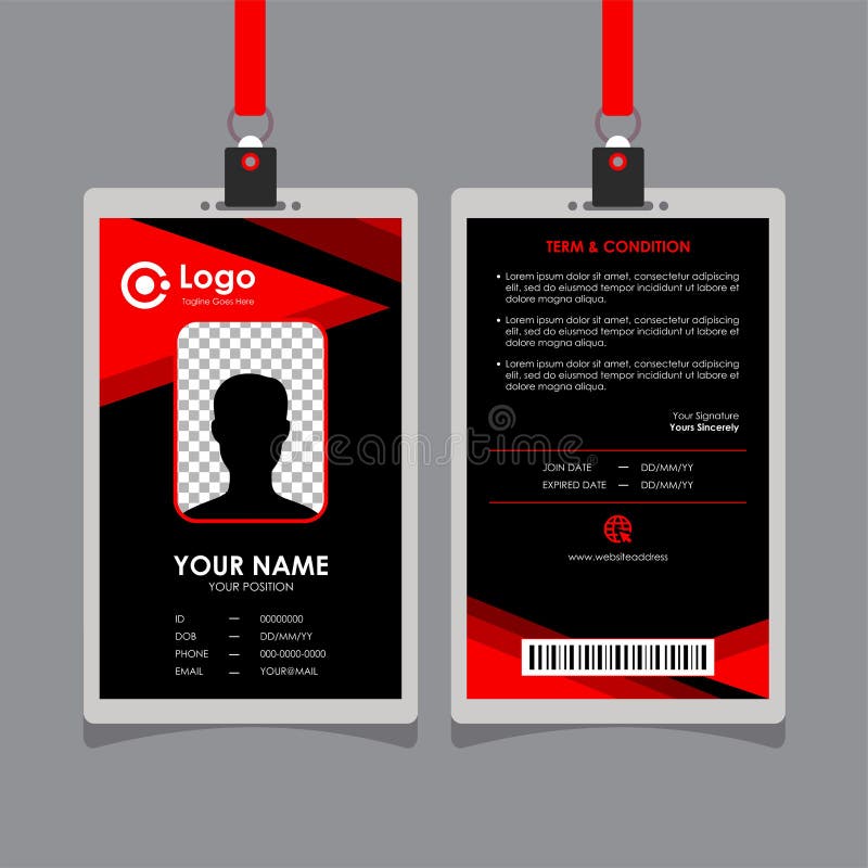 Id Card Background Design Horizontal