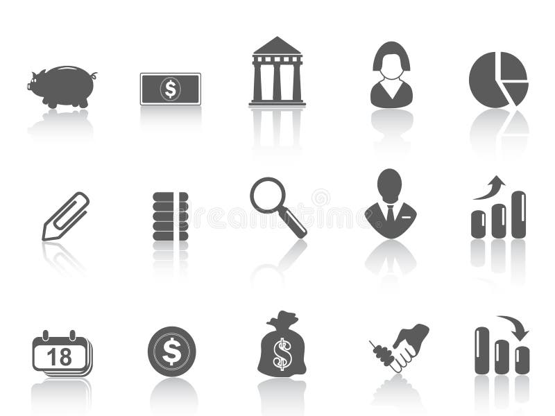 Simple bank icon royalty free illustration