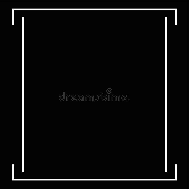 Simple Black Background with White Circle Shape Illustration Minimal Simple  Art for Your Text Stock Vector - Illustration of spaces, black: 209785029