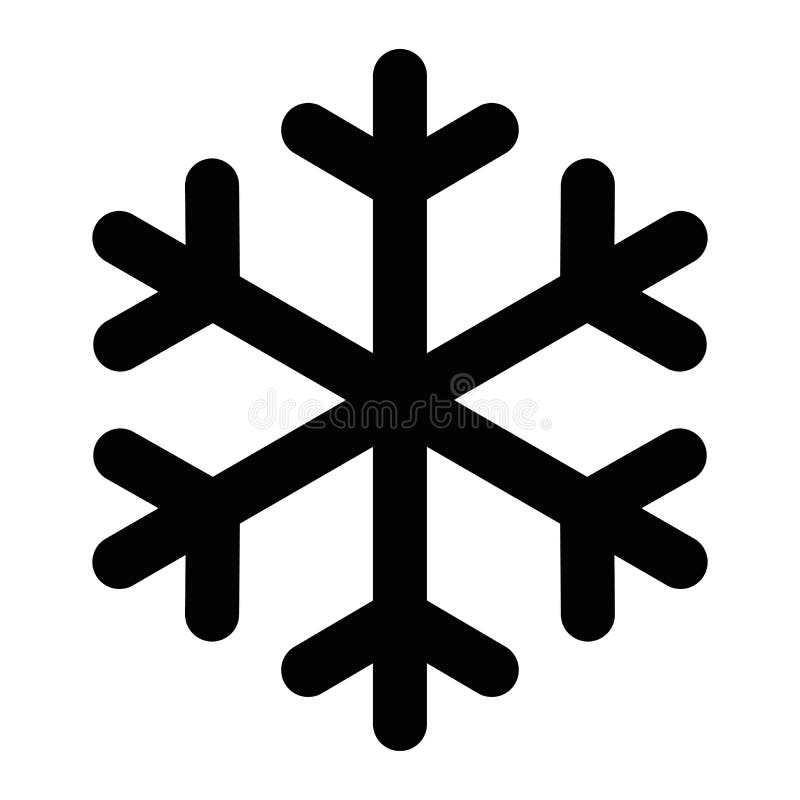 simple snowflake clipart no background