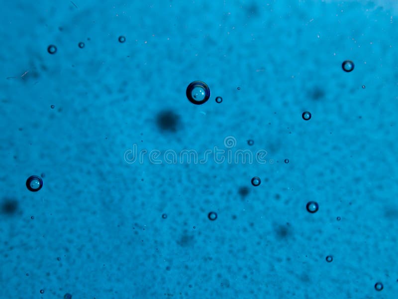 Simple Blue Glass Texture Background with Embedded Air Bubbles Stock ...