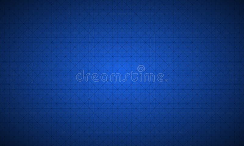 Simple blue vector background composed of a triangular mesh stock illustration