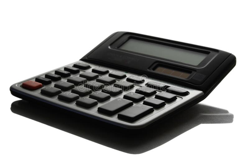 Simple Calculator, Isolated Stock Image Image of plastic, calculator