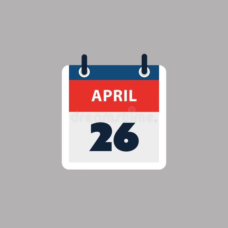 April 26th Stock Illustrations – 133 April 26th Stock Illustrations,  Vectors & Clipart - Dreamstime