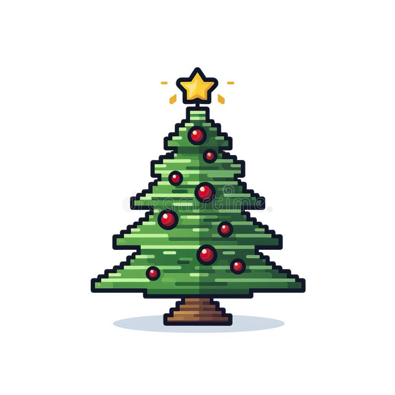 Set Pixel Art Christmas Tree Stock Illustrations – 170 Set Pixel Art  Christmas Tree Stock Illustrations, Vectors & Clipart - Dreamstime