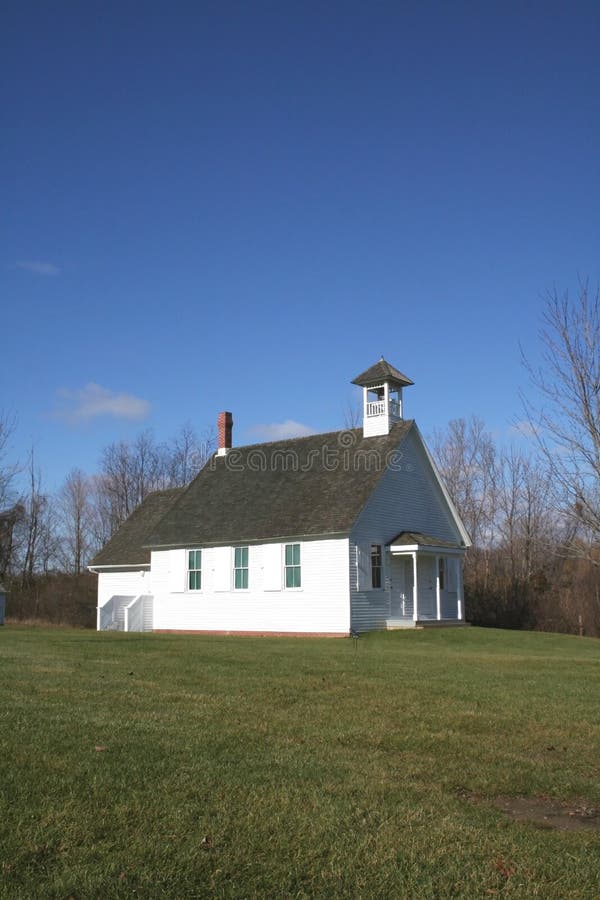 Simple church in a village