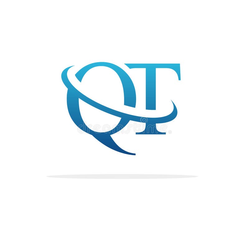 Creative QT Logo Icon Design Stock Vector - Illustration of symbol ...