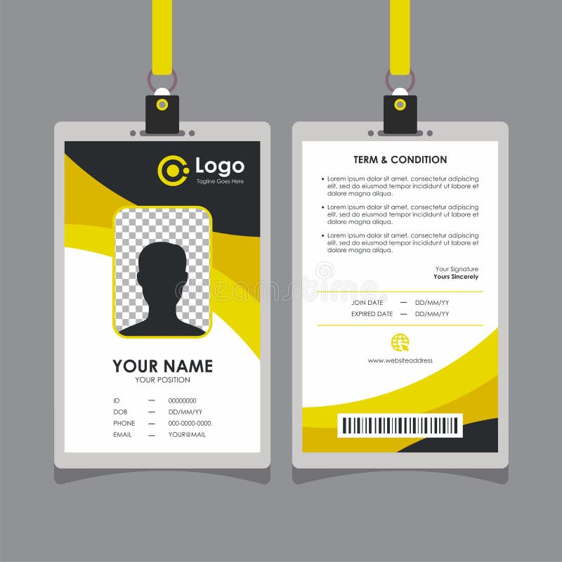 Id Card Terms And Conditions Sample