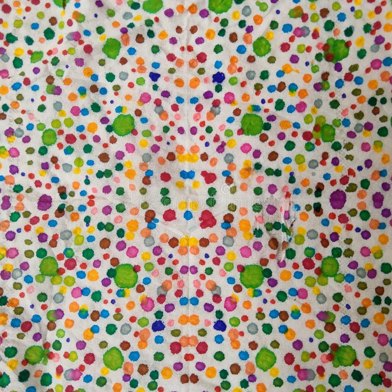 A simple color dot design that complements each other to form a whole stock images