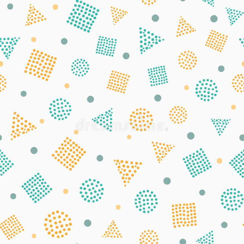Simple color geometric seamless pattern. royalty free illustration Simple color geometric seamless pattern. royalty free illustration