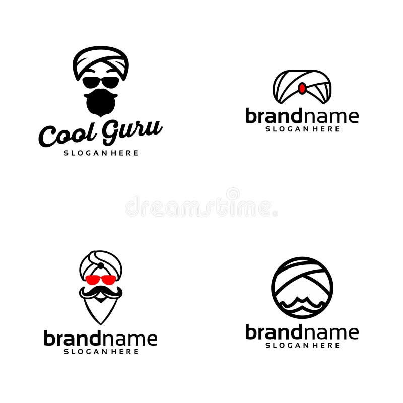 Simple And Creative Guru Logo Collection Stock Illustration Illustration Of Isolated Design Simple And Creative Guru Logo Collection Stock Illustration Illustration Of Isolated Design