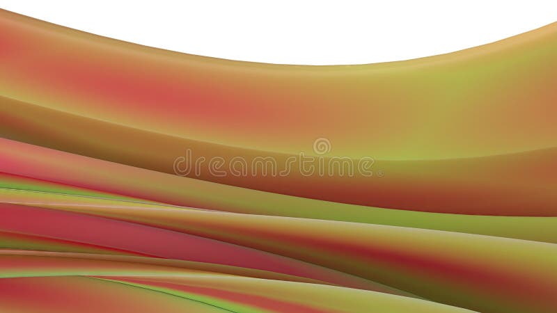 Simple curved twist modern luxury curve green and red Elegant Modern 3D Rendering abstract background vector illustration