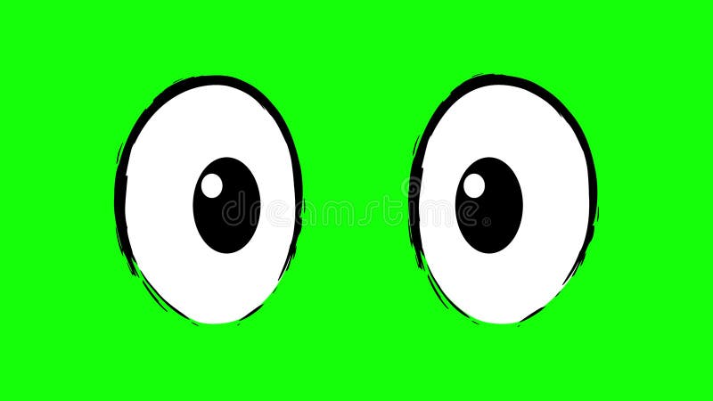 Simple dessin animé yeux clignotants fermer. illustration libre de droits
