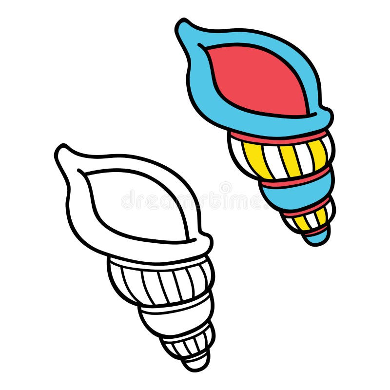 Cute simple kids coloring book with bul Royalty Free Vector