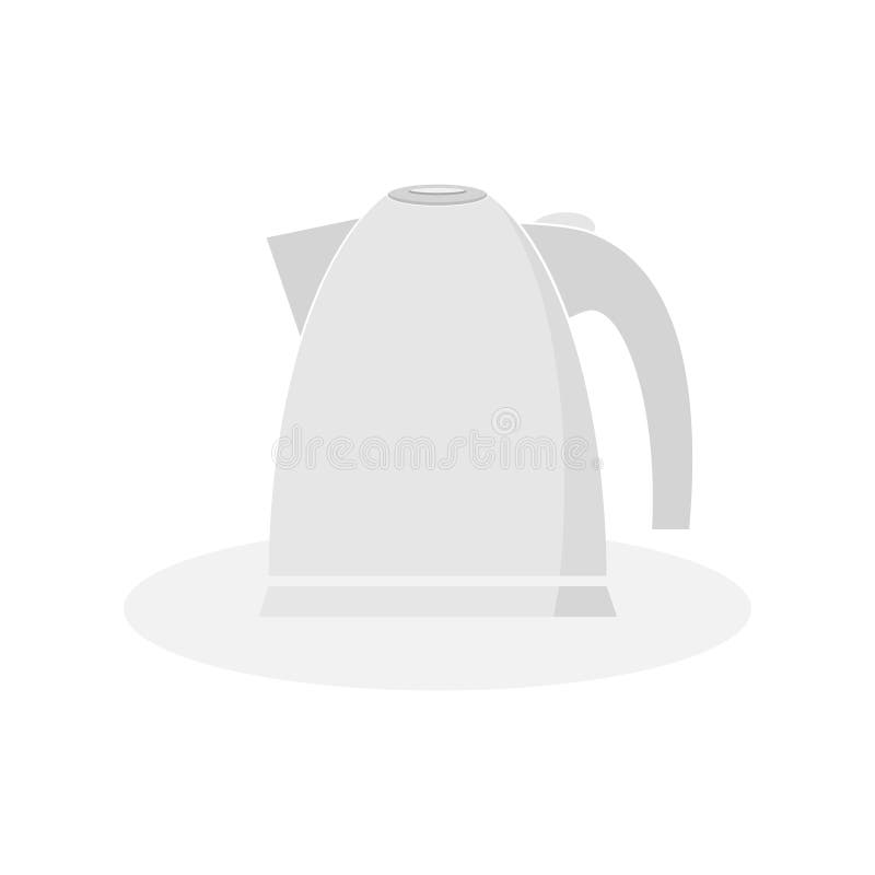 Wireless electric kettle composition Royalty Free Vector