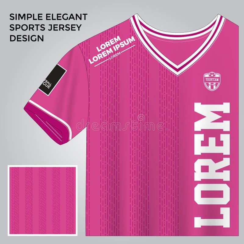 pink sublimation jersey