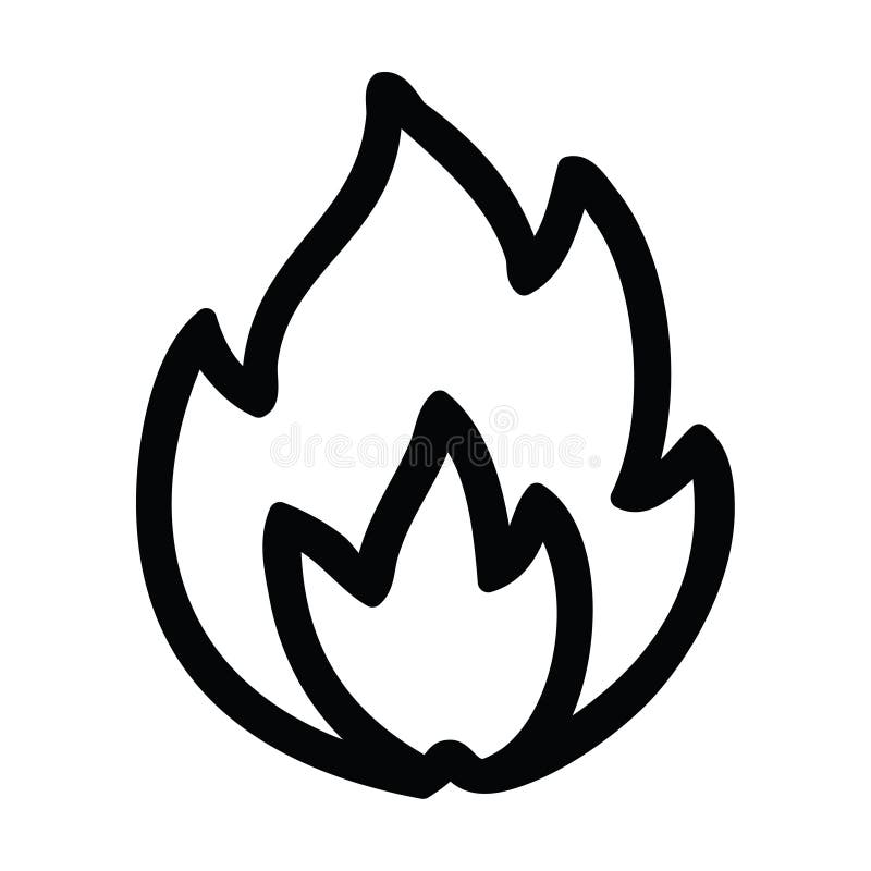 simple flame icon