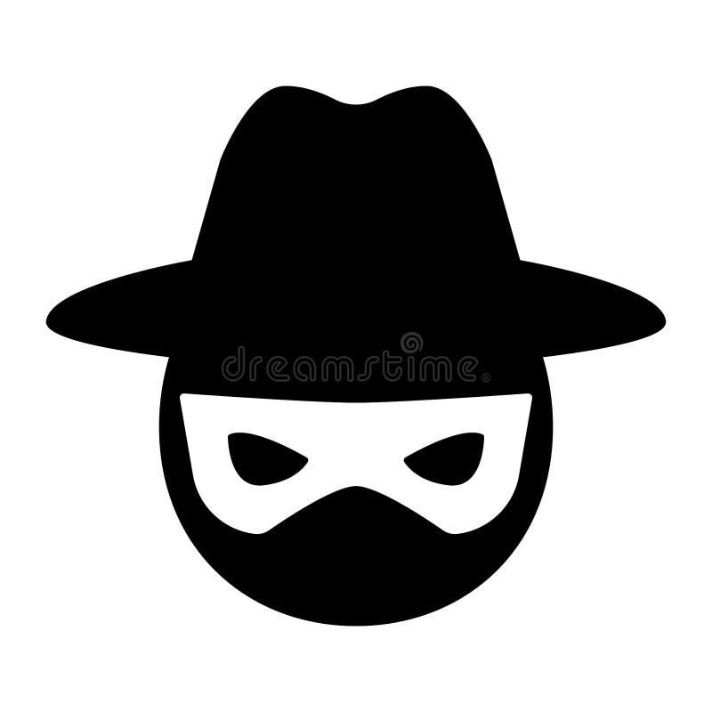 simple flat black white hacker icon head icon hat mask simple flat black white hacker icon head icon hat mask 112855057