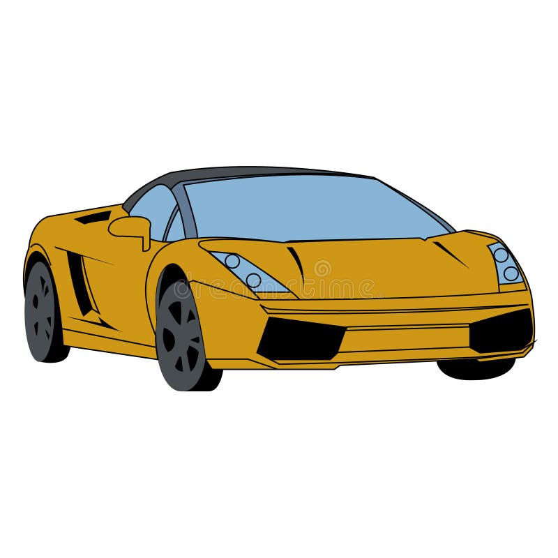 Car Cartoon Lamborghini Stock Illustrations – 32 Car Cartoon Lamborghini  Stock Illustrations, Vectors & Clipart - Dreamstime