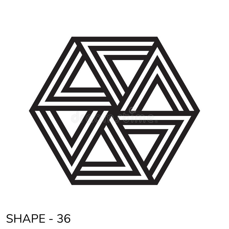 Basic Geometric Shapes Stock Illustration - Download Image Now - Shape,  Simplicity, Triangle Shape - iStock