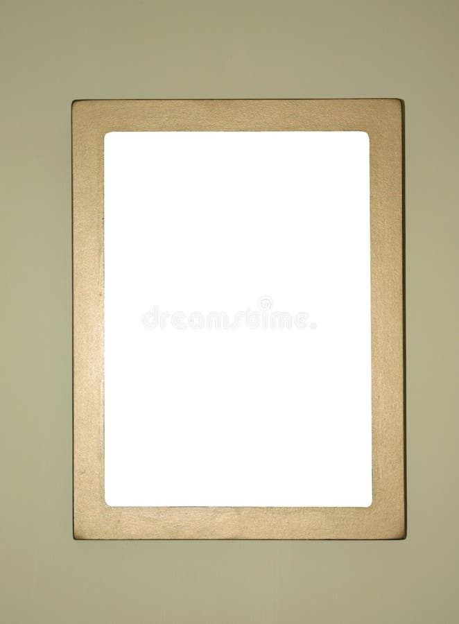 Simple Goldplated Frame, Ready To Fill in Stock Photo Image of