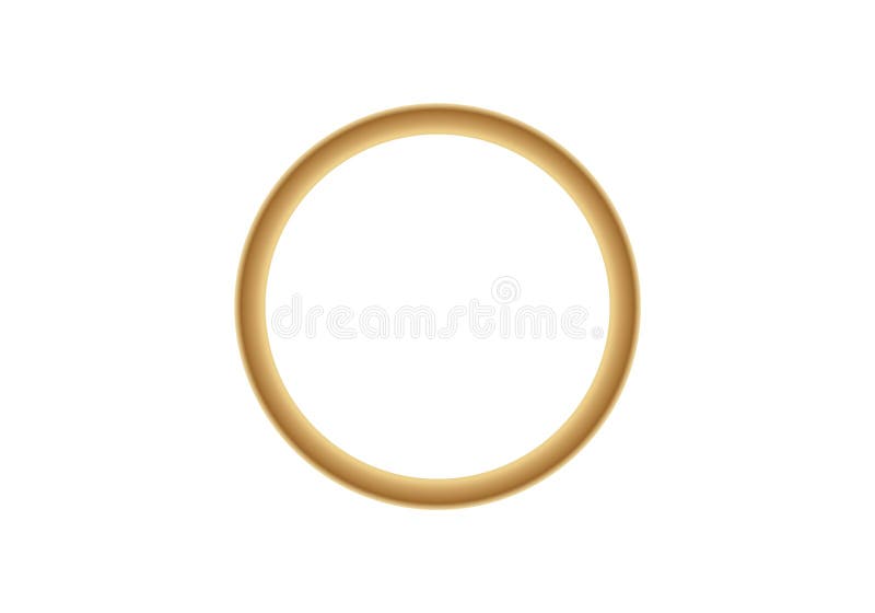 Simple golden checkbox icon on white background royalty free illustration