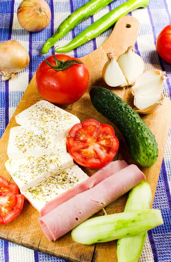 Simple and Healthy Appetizer Stock Photo - Image of simple, table: 19825316