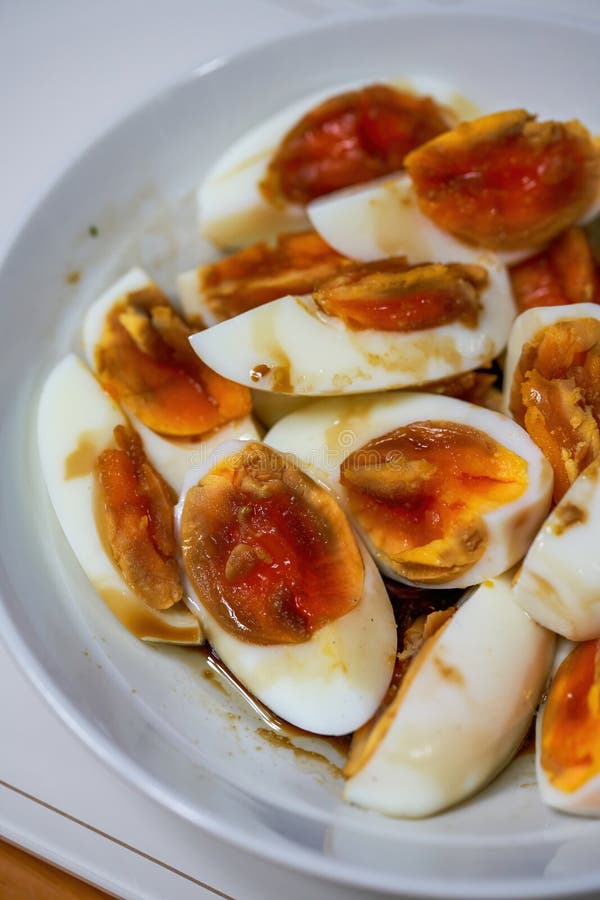 A simple home-cooked dish with poached eggs royalty free stock photos