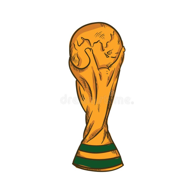 How to draw FIFA World Cup Trophy 2022 - YouTube