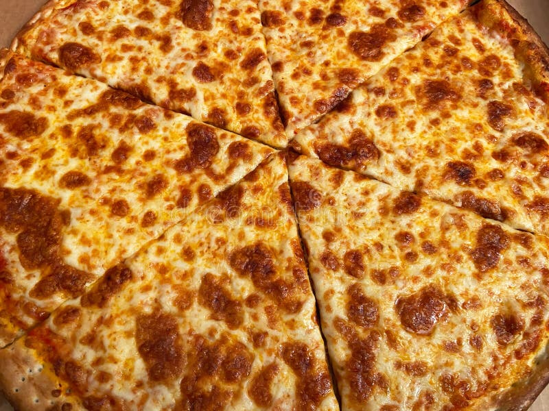 Simple Large Cheese Pizza stock photo. Image of italian 271086874
