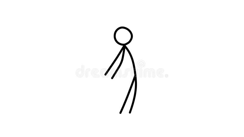 Simple Looped Animation Of A Dancing Man Dance Of A Man Drawn With