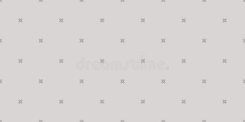 Simple minimalist floral pattern. Vector seamless texture with tiny flowers vector illustration